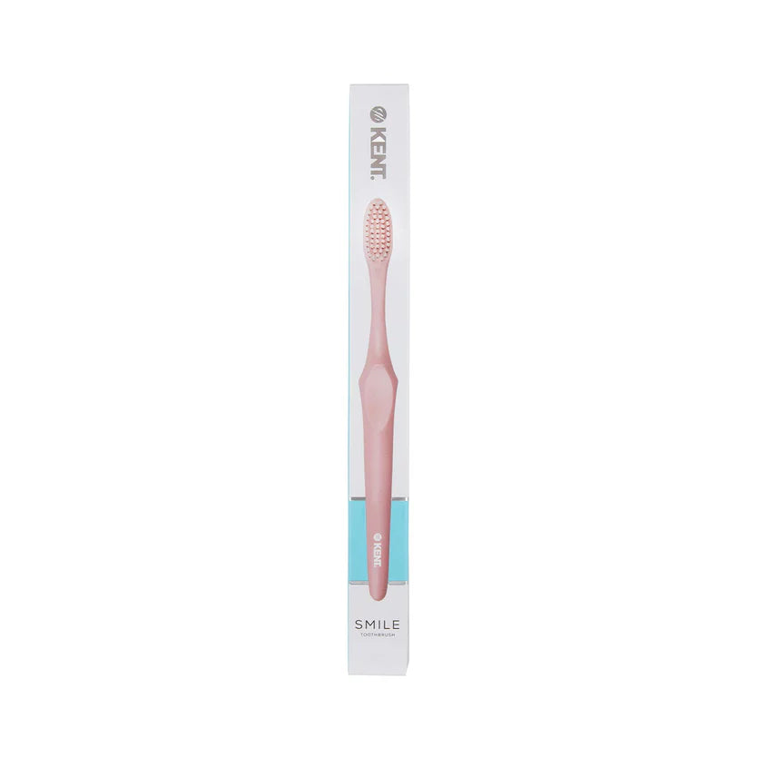 Super Soft Silver Infused Toothbrush in Pink SMILE KO 04
