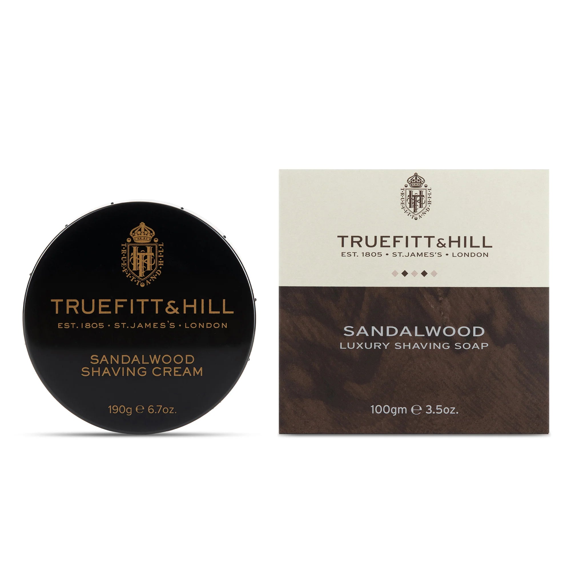Shaving Cream in Bowl Sandalwood 190gr