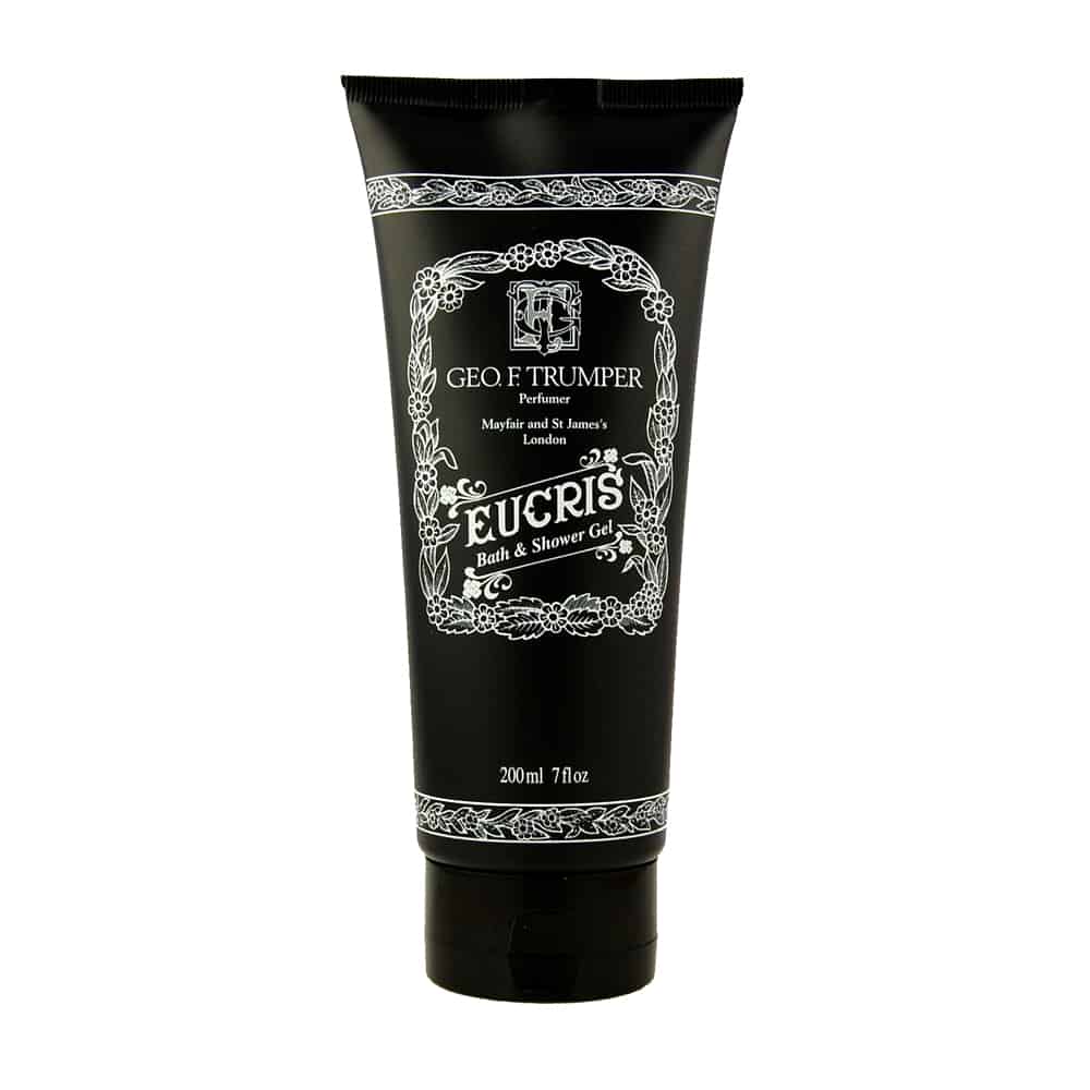 Geo. F. Trumper Eucris Bath & Shower Gel 200ml — black tube