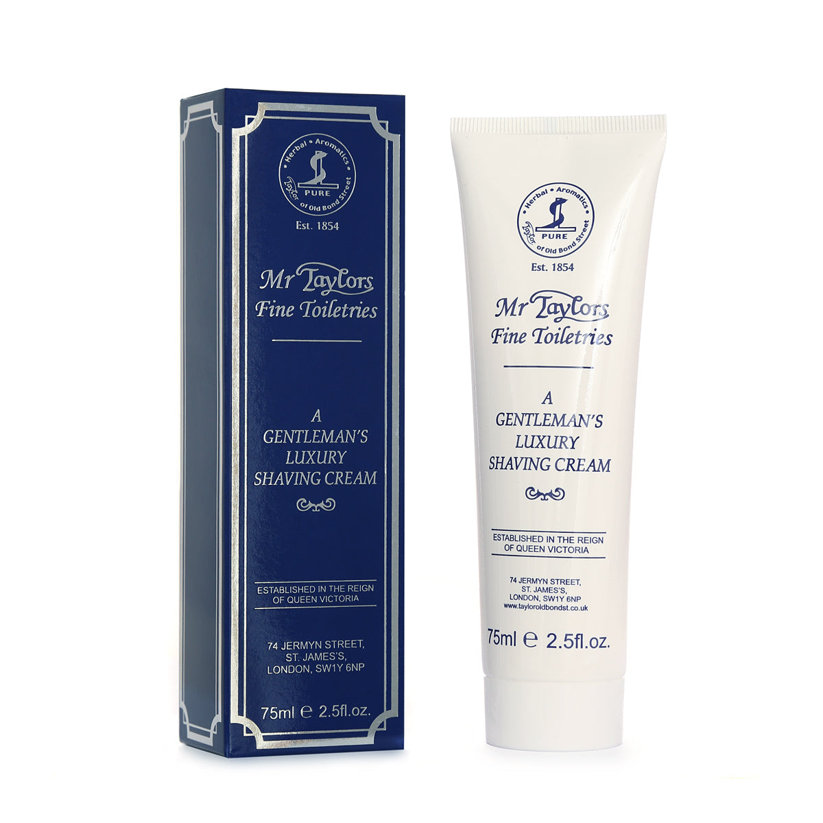 Taylor of Old Bond Street Mr Taylor shaving cream tube 75ml