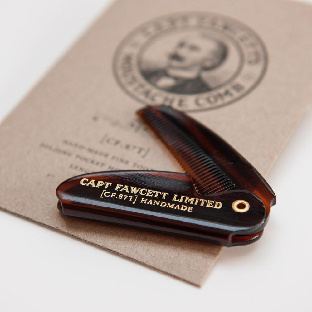 Folding Pocket Moustache Comb