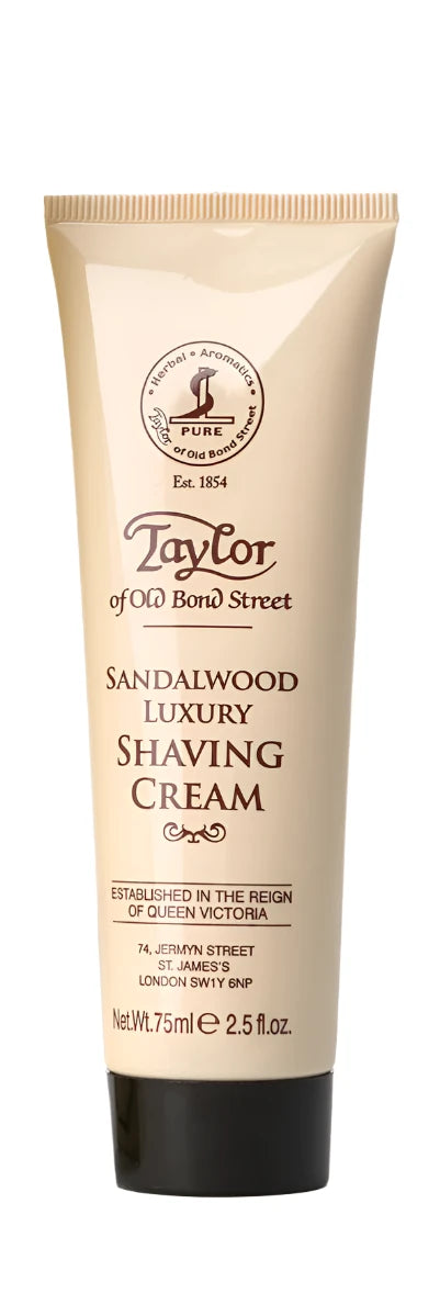 Shaving Cream Tube Sandalwood 75ml