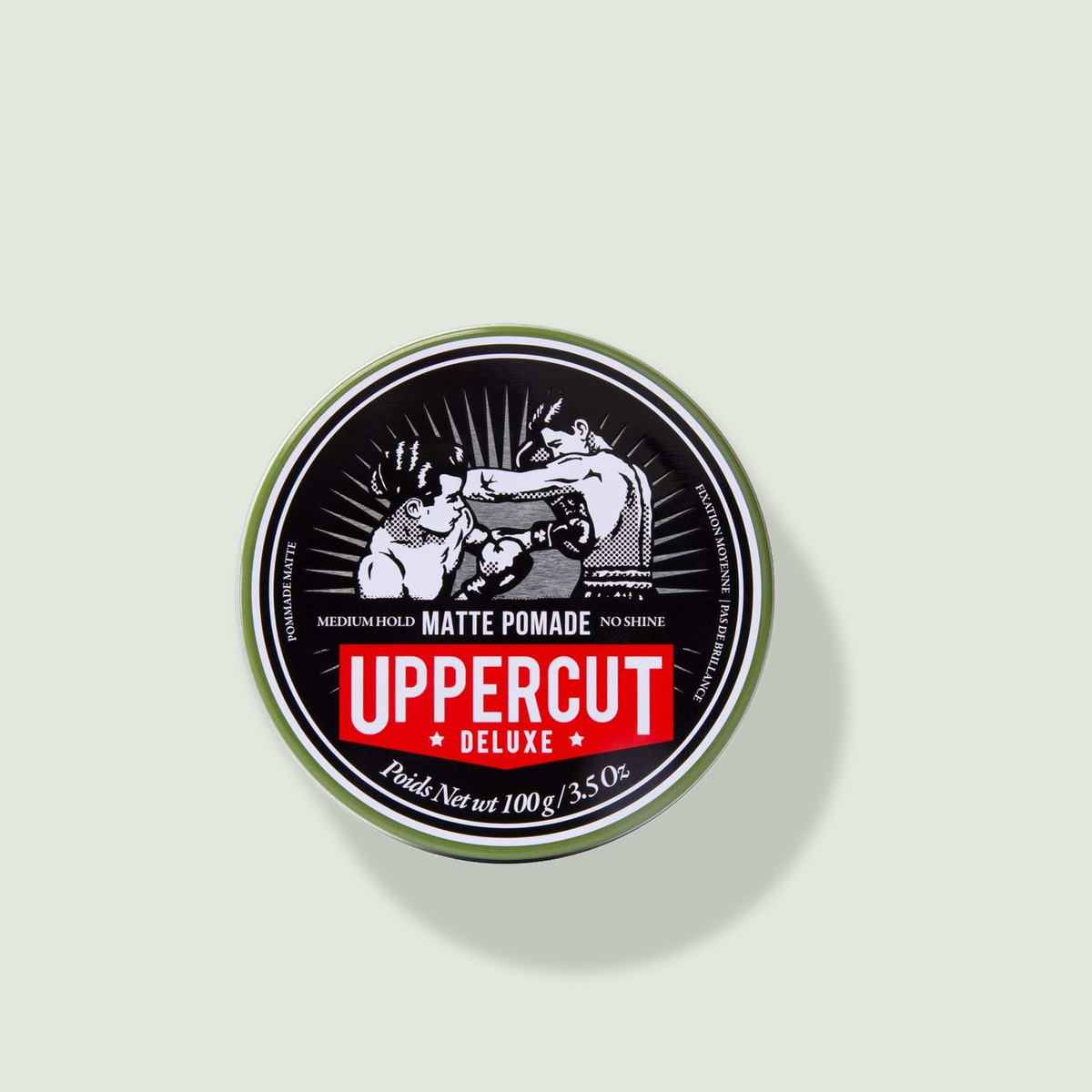 Uppercut Matte Pomade uz salvijas fona