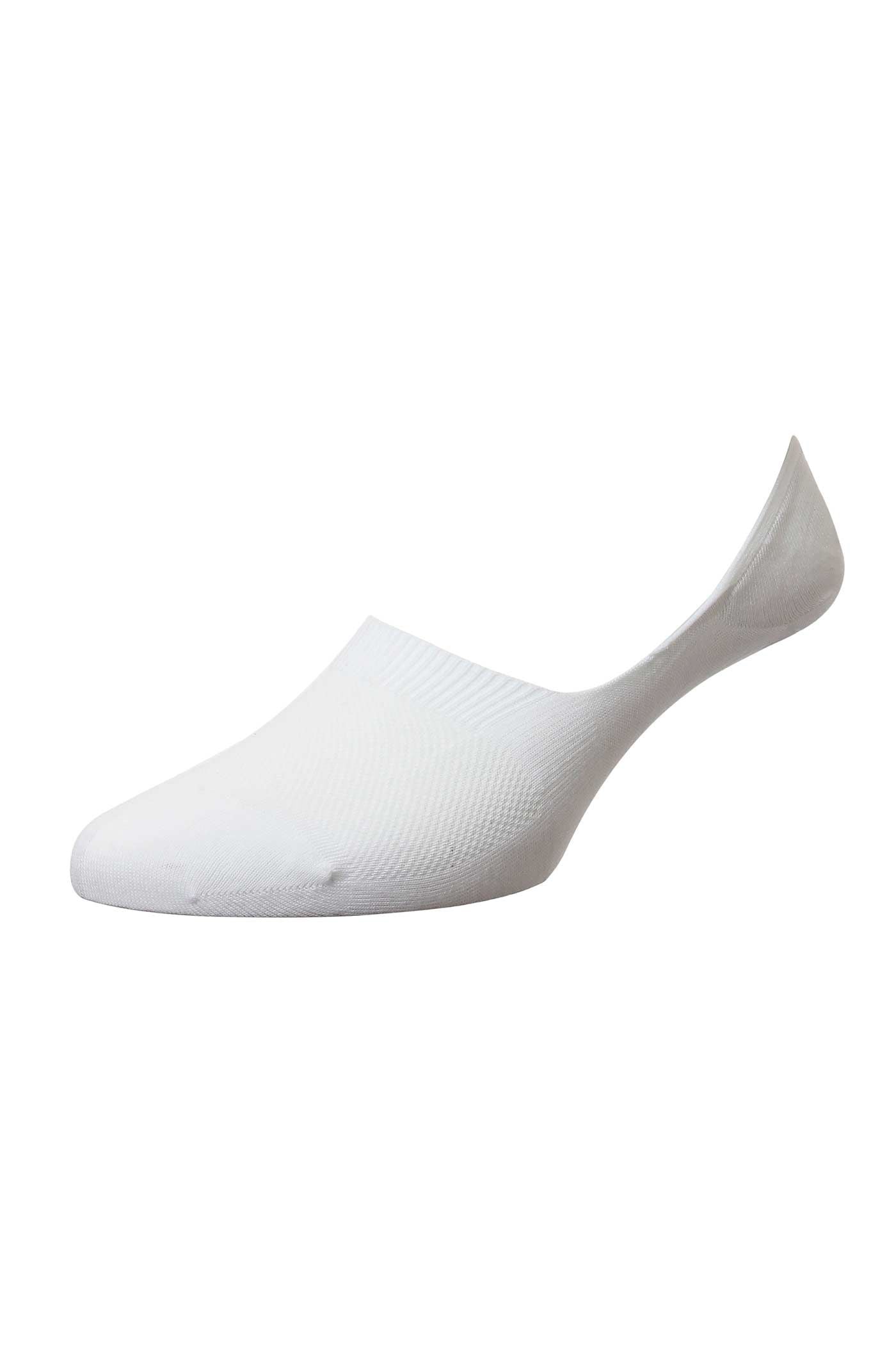 Seville WHITE Egyptian Cotton Invisible Men's Socks