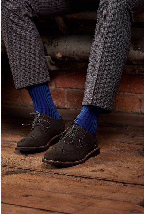 Danvers DARK GREY MIX Cotton Lisle Men's Socks