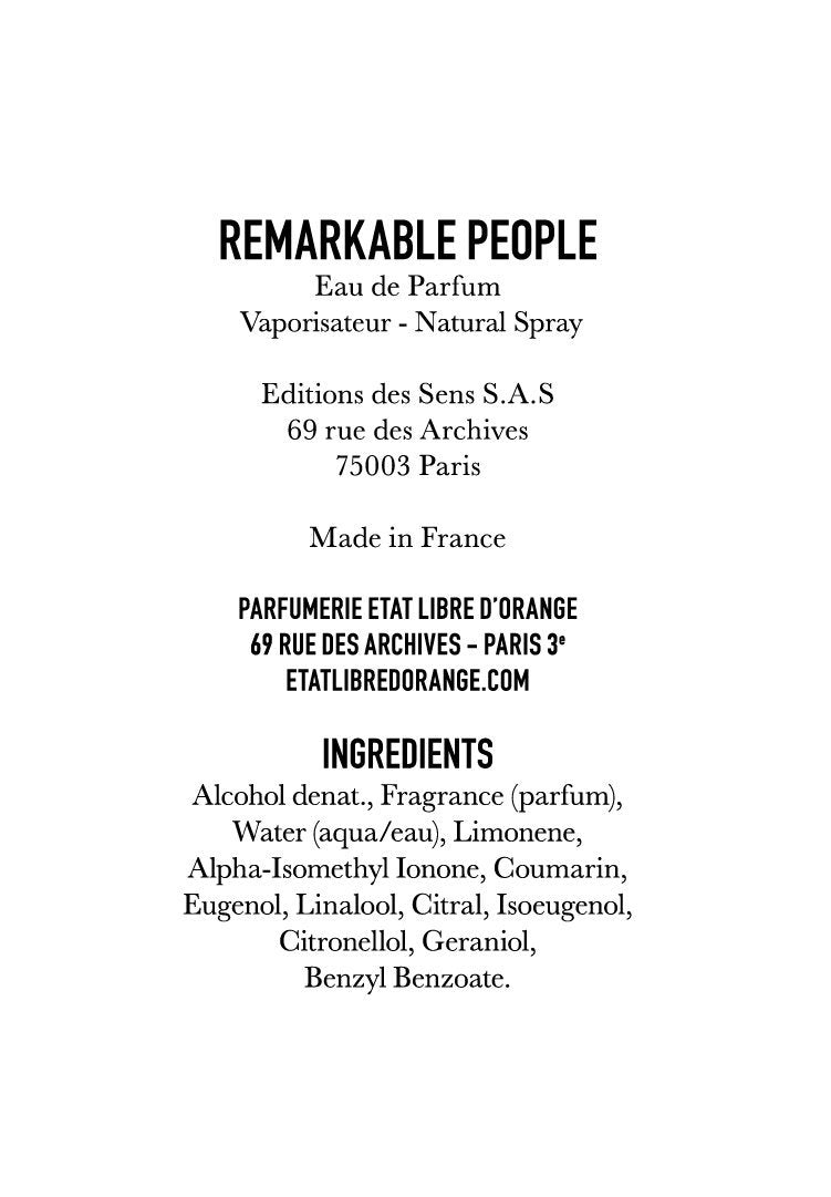 REMARKABLE PEOPLE Eau de Parfum 100ml