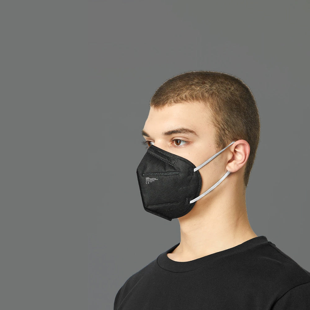 Single Use FFP2 NR Mask EN 149 Black