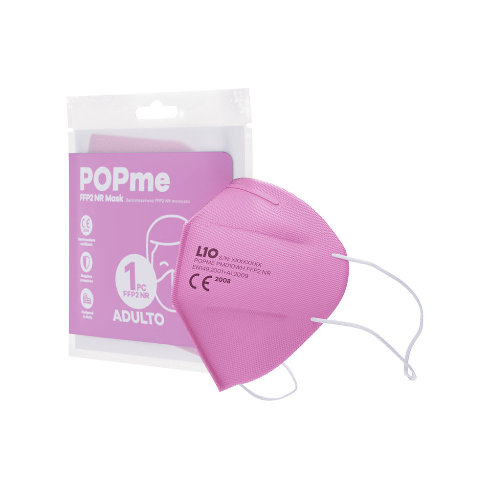 Single Use FFP2 NR Mask EN 149 Pink